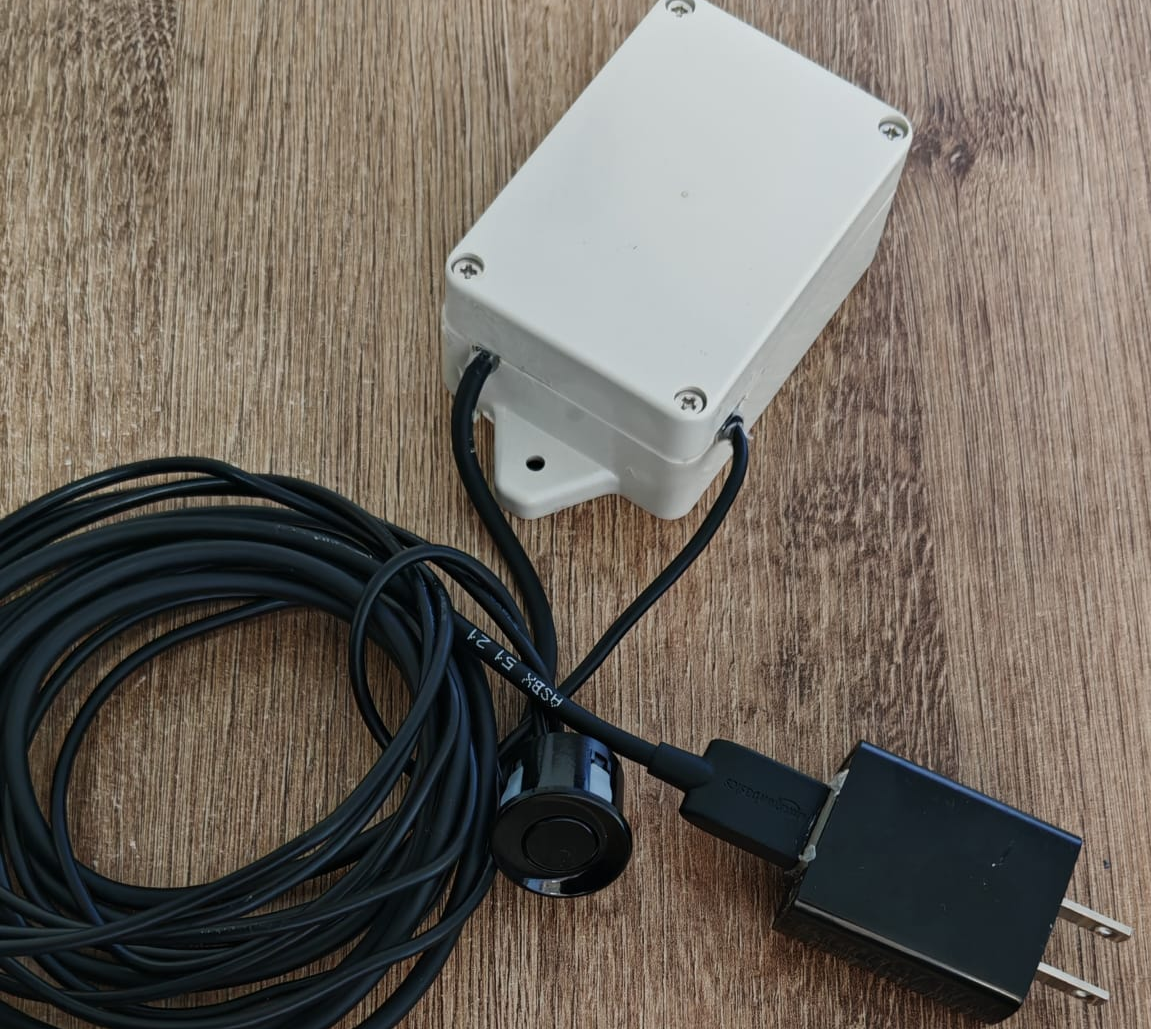 Water level sensor and telemetry setup